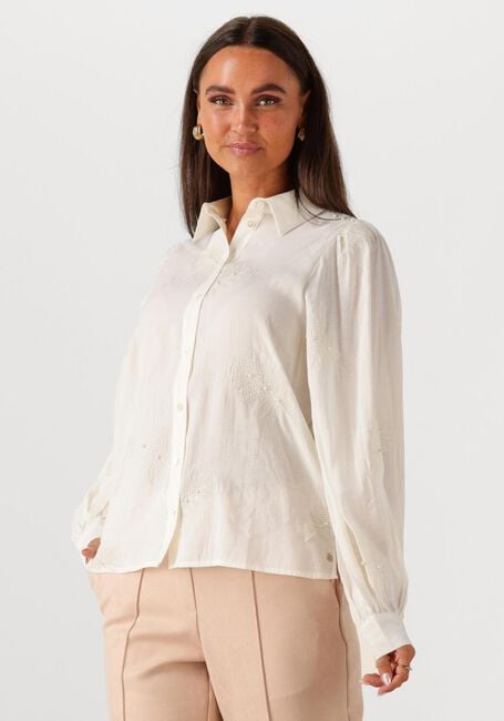 NUKUS MILANOVA BLOUSE PEARL Blouses en blanc - large