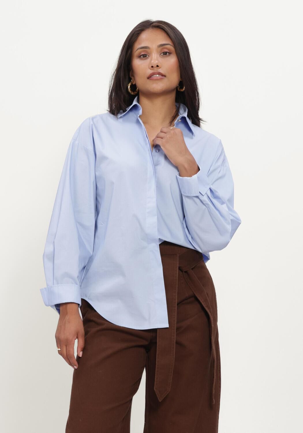 JOSH V LAURI BLOUSE Blouses Bleu clair - large