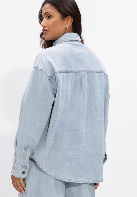 Blauwe WITHBLACK  WBLFRANCISCA LS DENIM SHIRT - large