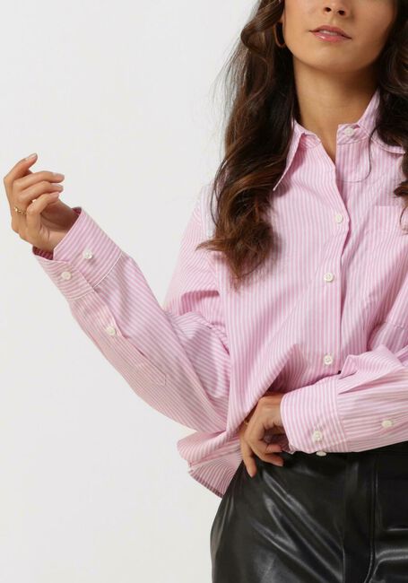 Roze VANILIA  LONDON STRIPE SHIRT - large