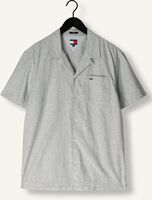 Grijze TOMMY JEANS Casual overhemd TJM LINEN BLEND CAMP SS EXT Grijze TOMMY JEANS Casual overhemd TJM LINEN BLEND CAMP SS EXT - medium