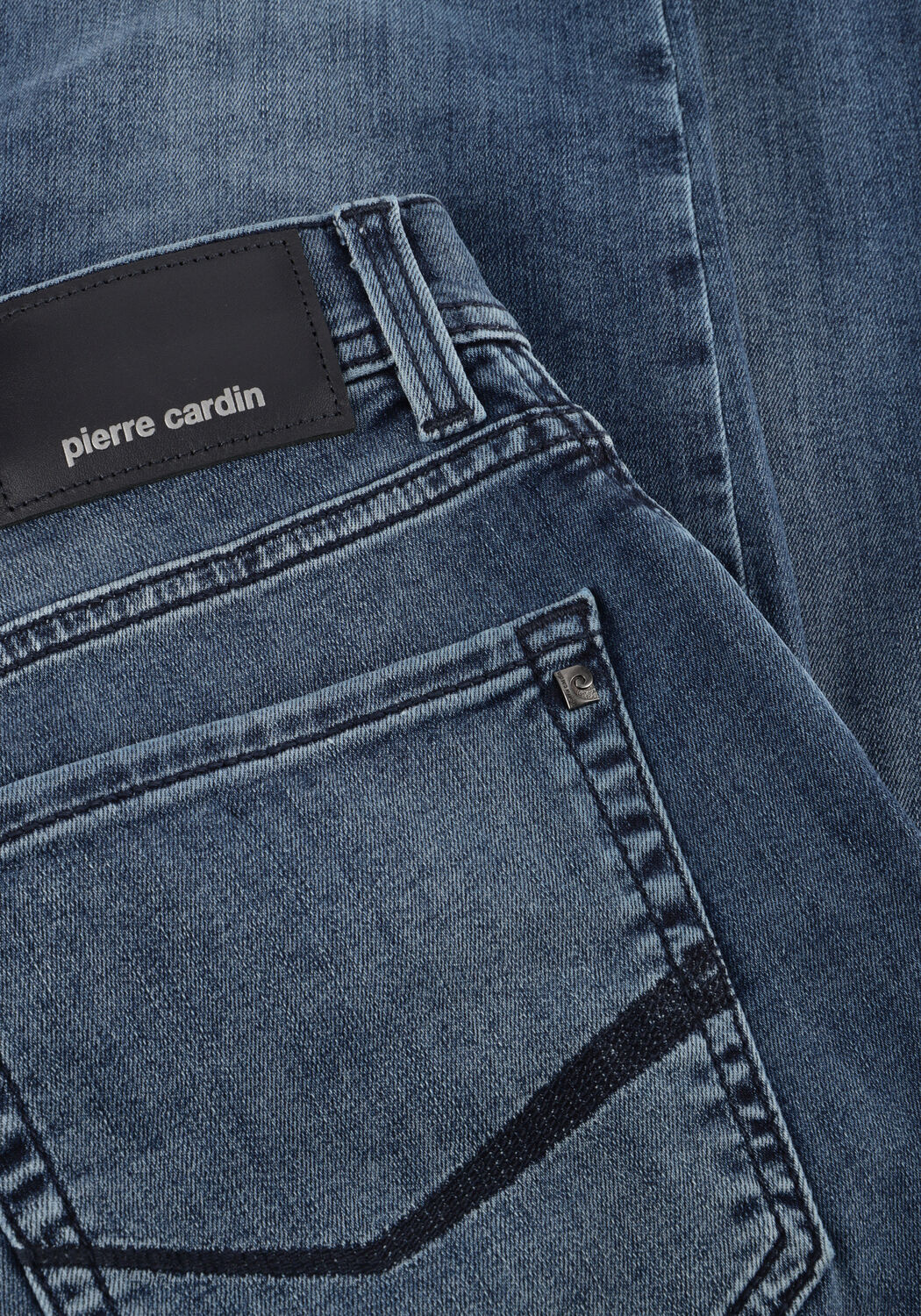 PIERRE CARDIN Slim fit jeans LYON TAPERED en bleu - large