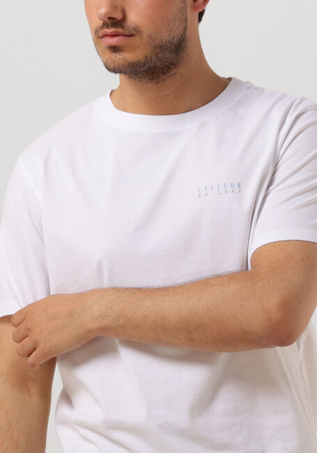 CYCLEUR DE LUXE T-shirt FLAGROADS en blanc - large