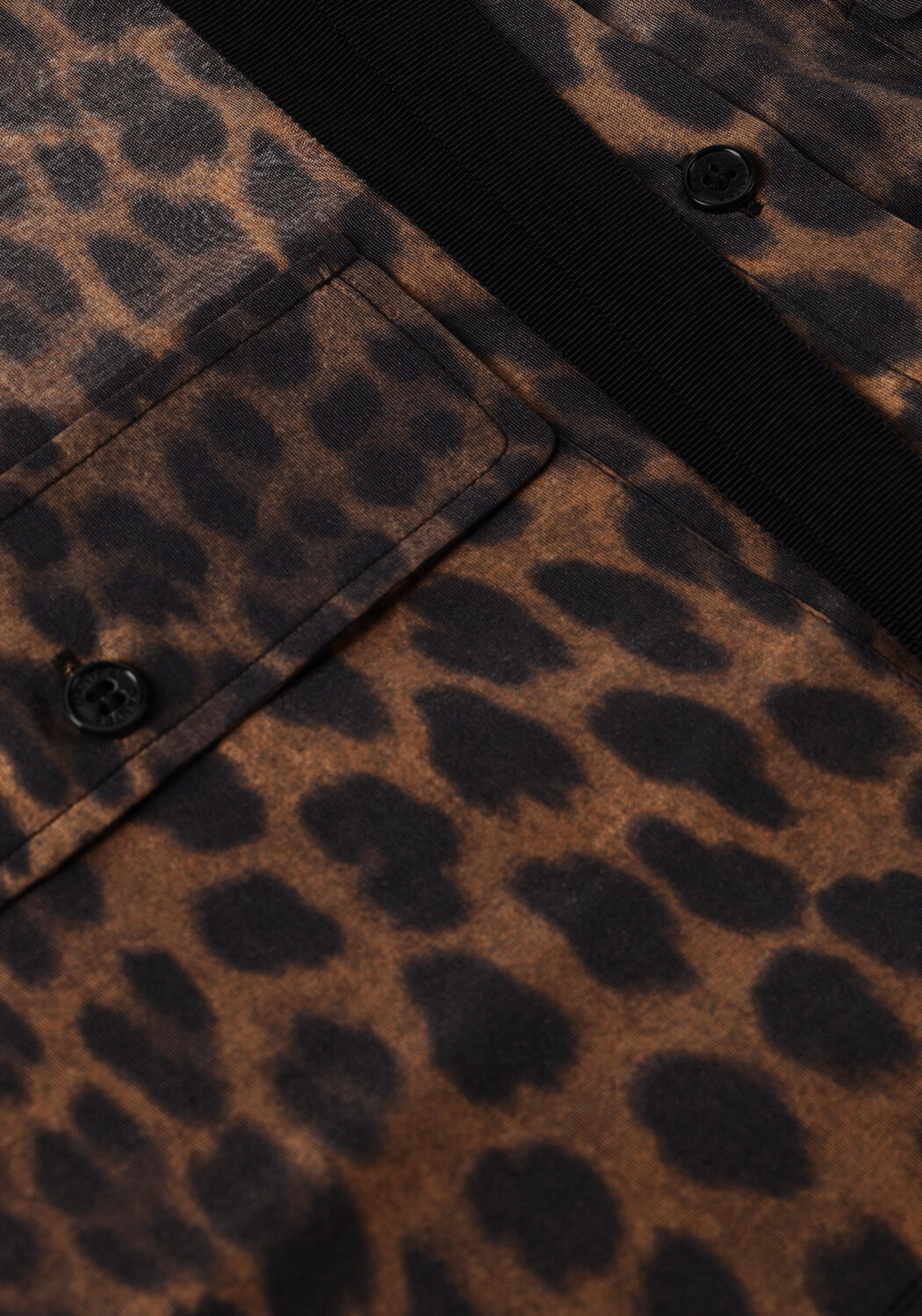 DANTE6 RIQUE LEOPARD SHIRT Blouses en marron - large