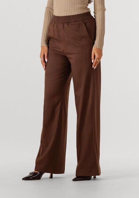 LIU JO Pantalon large PANT ELASTIC FLARE en marron - large