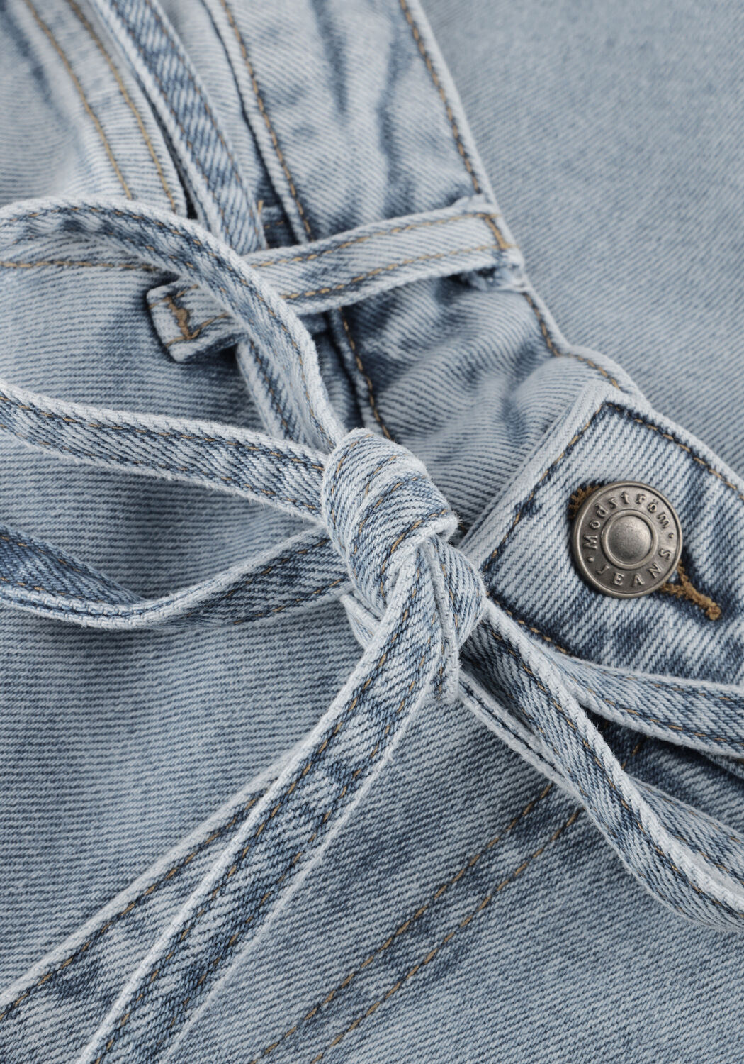 MODSTR&Ouml;M Wide jeans ISOLDEMD SOLID PANTS en bleu - large