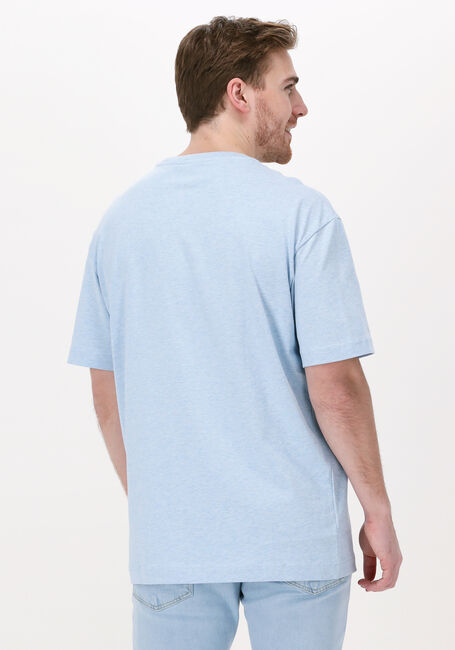 SELECTED HOMME T-shirt SLHLOOSEGILMAN220 SS O-NECK TE Bleu clair - large