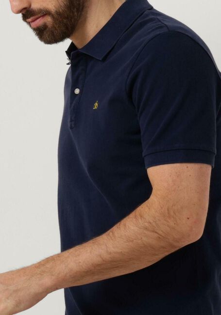 SCOTCH & SODA Polo GARMENT DYE ORGANIC COTTON PIQUE POLO Bleu fonc&eacute; - large