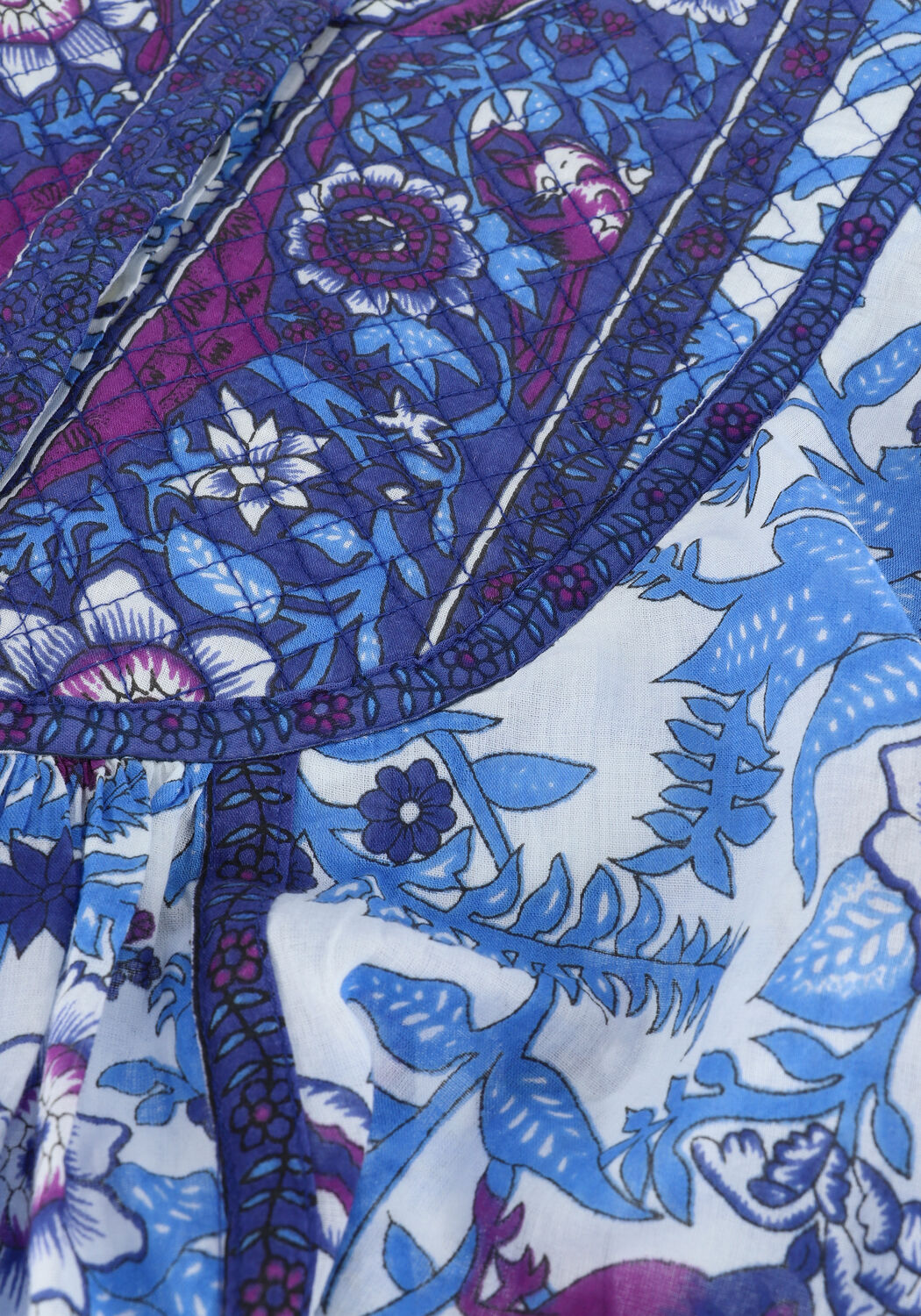 Blauwe ANTIK BATIK  SALMA BLOUSE - large
