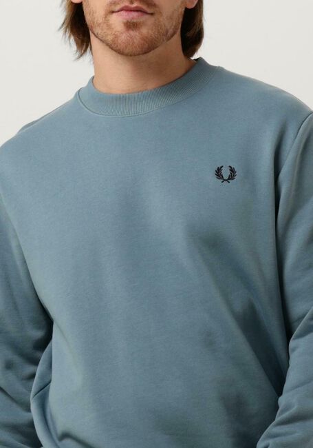 FRED PERRY Pull CREW NECK SWEATSHIRT en bleu - large