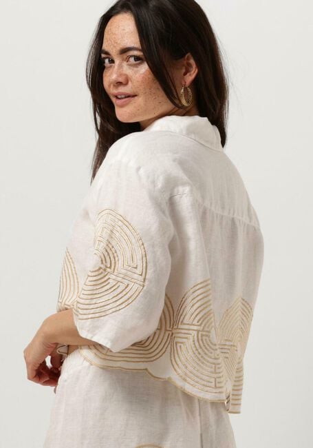 GREEK ARCHAIC KORI 250021 Blouses en blanc - large