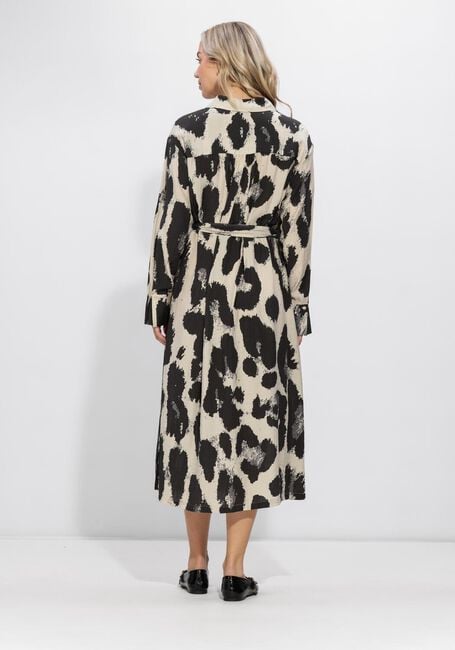 Beige MSCH COPENHAGEN Maxi jurk MSCHKARALIE JUSIA SHIRT DRESS AOP - large