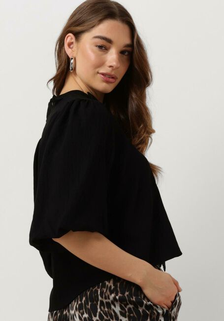 CO'COUTURE SUADA PUFF SS BLOUSE Blouses en noir - large