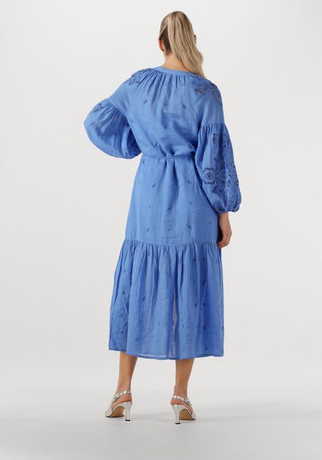 Blauwe SCARLETT POPPIES Midi jurk LIWA LONG DRESS - large