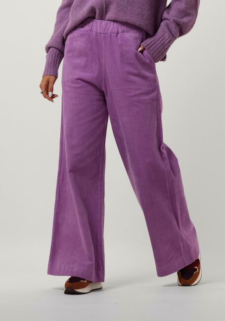 CIRCLE OF TRUST Pantalon LOIS WIDE LEG RIB en violet - large