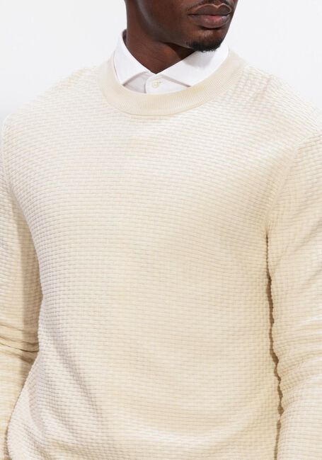 BOSS BLACK Pull H-IMBERTO &Eacute;cru - large