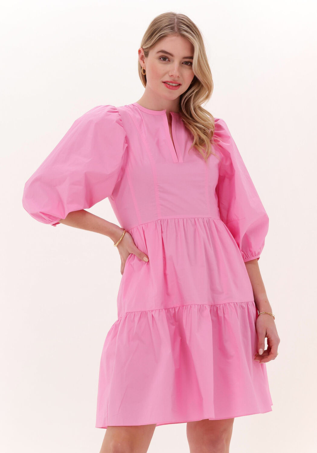 SECOND FEMALE Mini robe FREY DRESS en rose Omoda