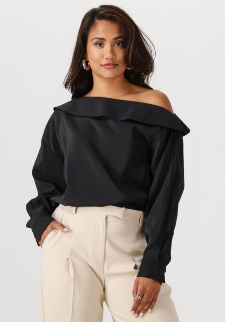 Zwarte ANOTHER LABEL Top DEZI TOP L/S - large