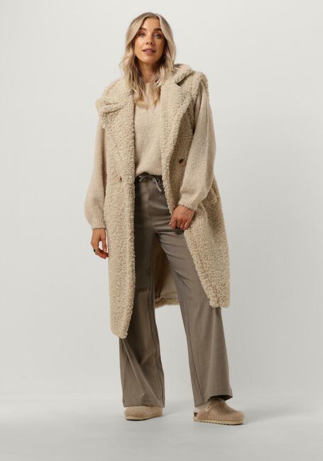 NOTRE-V Gilet TEDDY GILET en beige - large