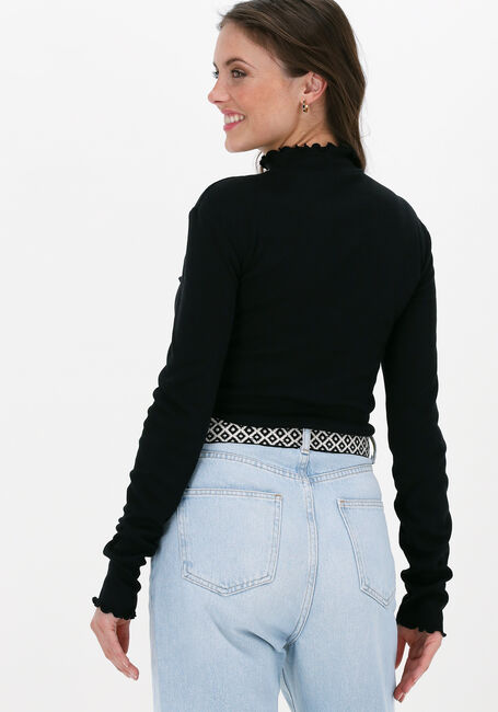 Zwarte NA-KD Top BABYLOCK LONG SLEEVE TOP - large