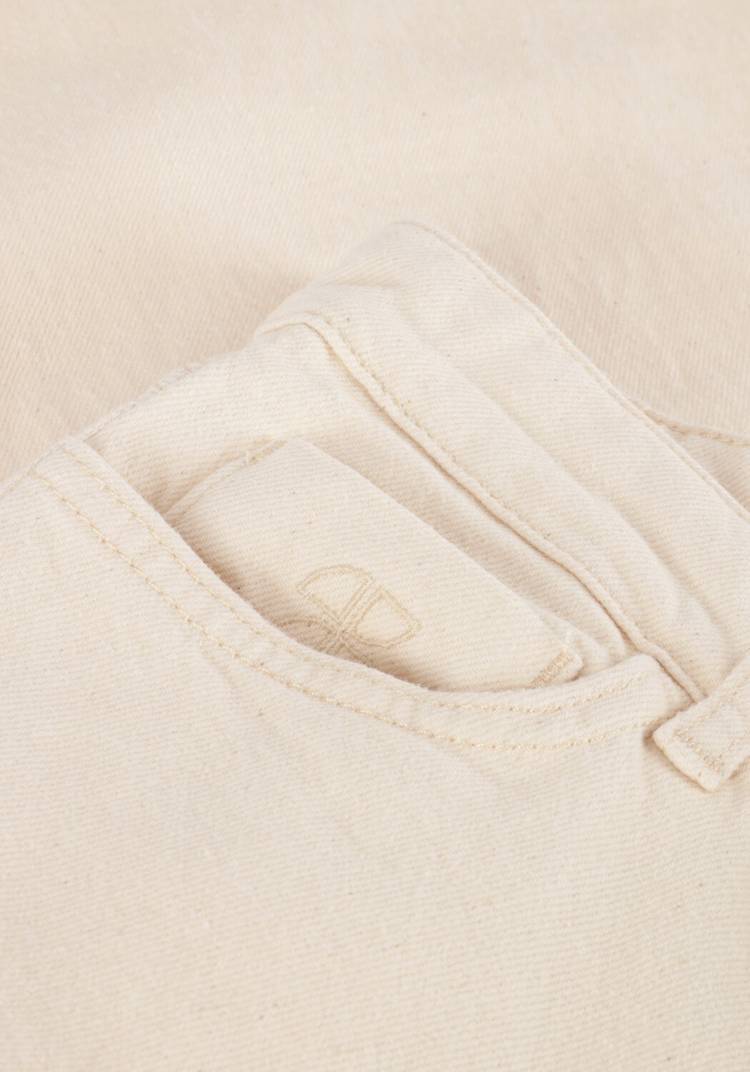 BY-BAR Straight leg jeans LINA MJ PANT &Eacute;cru - large