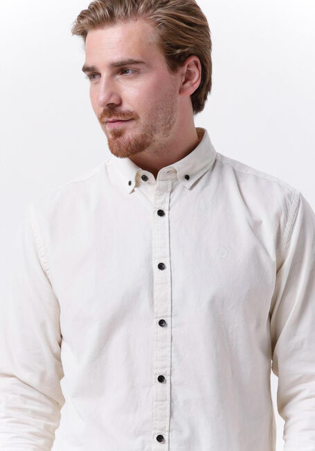 DSTREZZED Chemise décontracté BUTTON DOWN SHIRT BABYCORD en blanc - large
