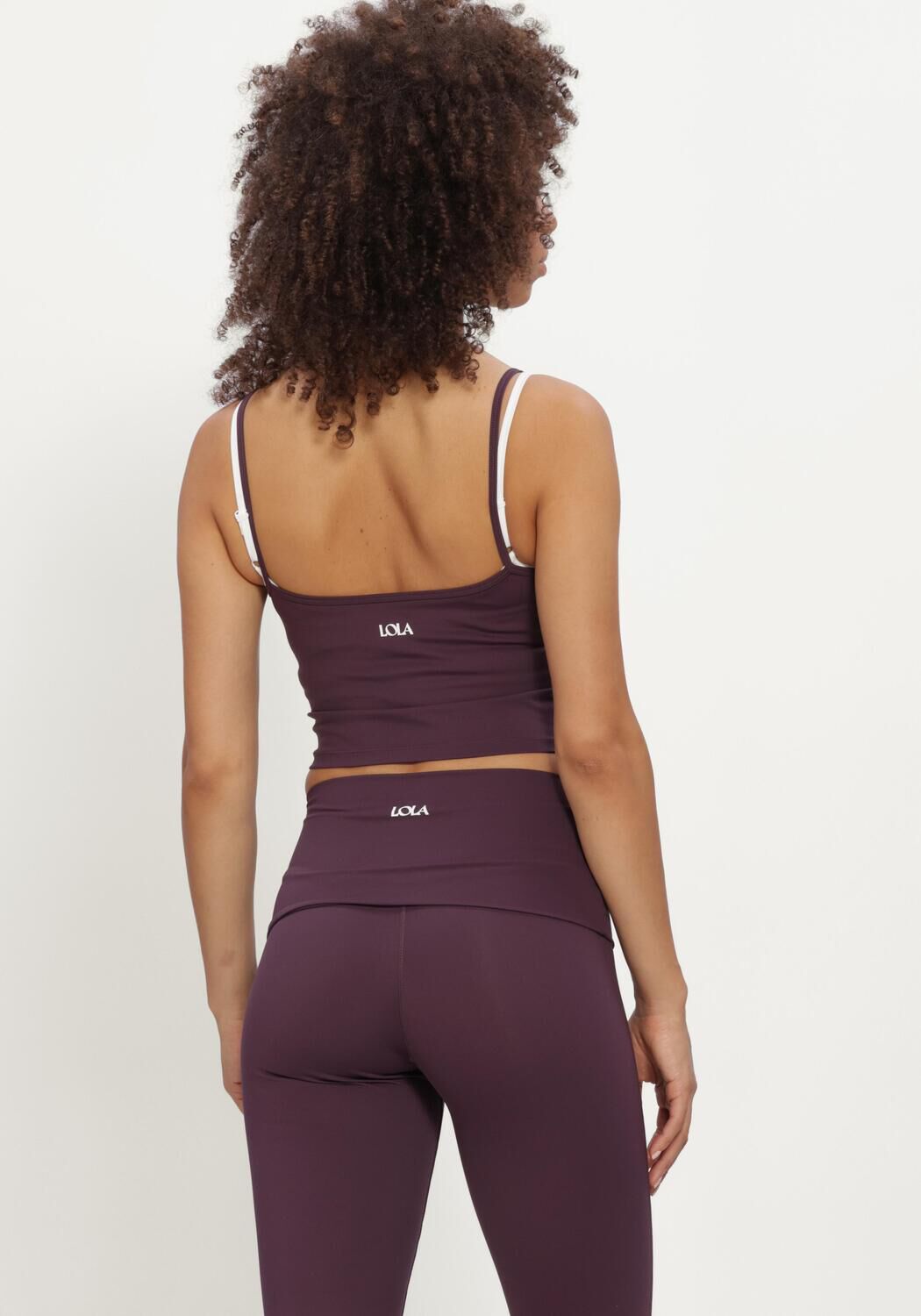 THE LOLA CLUB Haut BRUNA TOP en violet - large