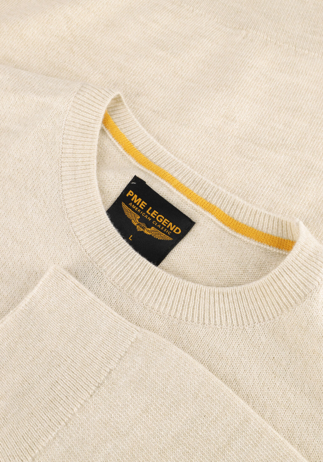 Beige PME LEGEND Trui SOFT BLEND - large