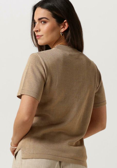 SIMPLE Haut KNIT-VIS-PL-LUX-24-1 Sable - large