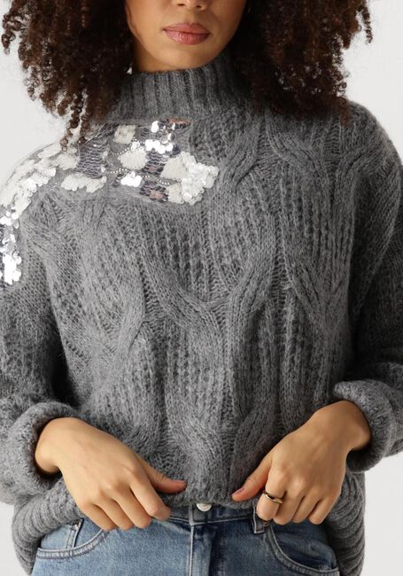 LIU JO Pull MAGLIA CHIUSA M/L en gris - large