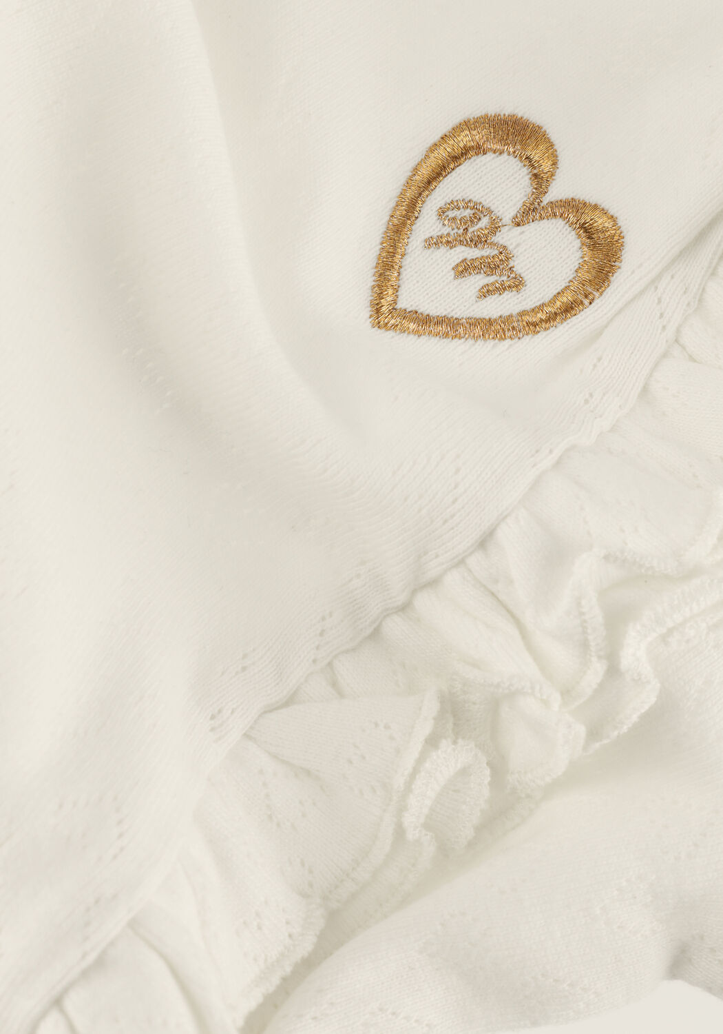 Gebroken wit MOODSTREET Mini jurk FANCY DRESS WITH FRILLS AND PUFFED SLEEVES - large