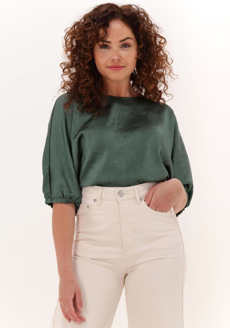 Groene JUST FEMALE  RICH BLOUSE - large