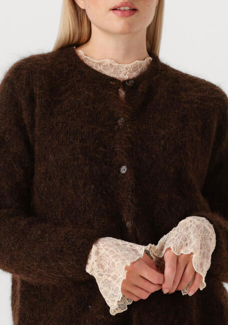 DES PETITS HAUTS Gilet BEA en marron - large