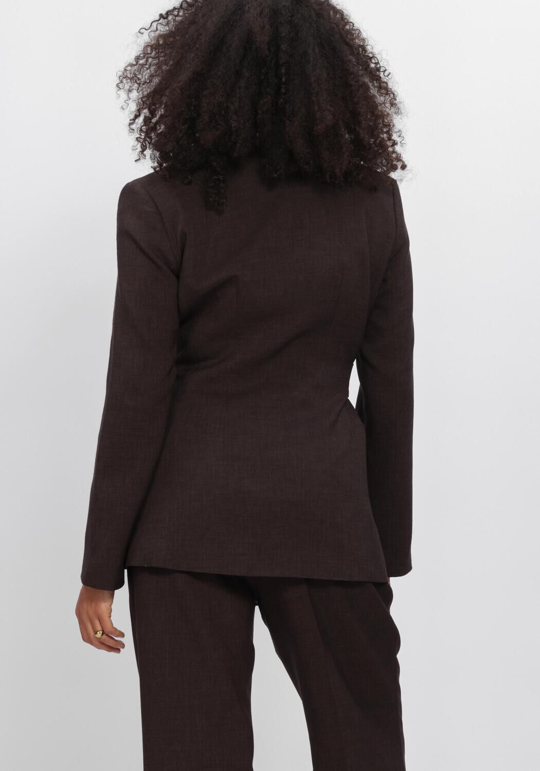AIMEE THE LABEL ATLASW6 BLAZER Blazers en marron - large