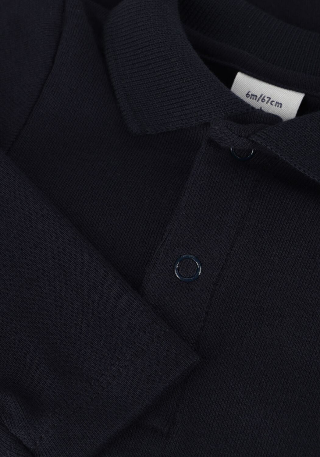 Blauwe PETIT BATEAU  BODY ML COL POLO - large