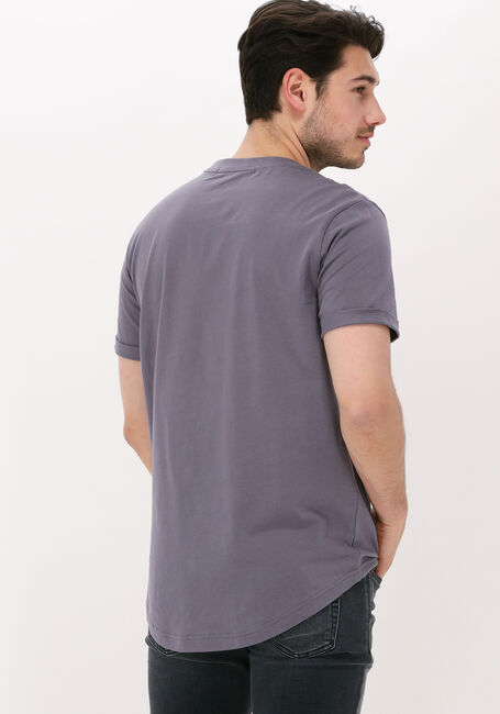 Grijze CALVIN KLEIN T-shirt BADGE TURN UP SLEEVE - large