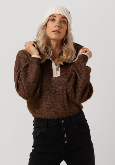 ENVII Chandail ENALGAE LS KNIT 5249 en marron - large