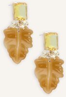 Bruine NOTRE-V Sieraad EARRING LEAF BROWN Bruine NOTRE-V Sieraad EARRING LEAF BROWN - medium