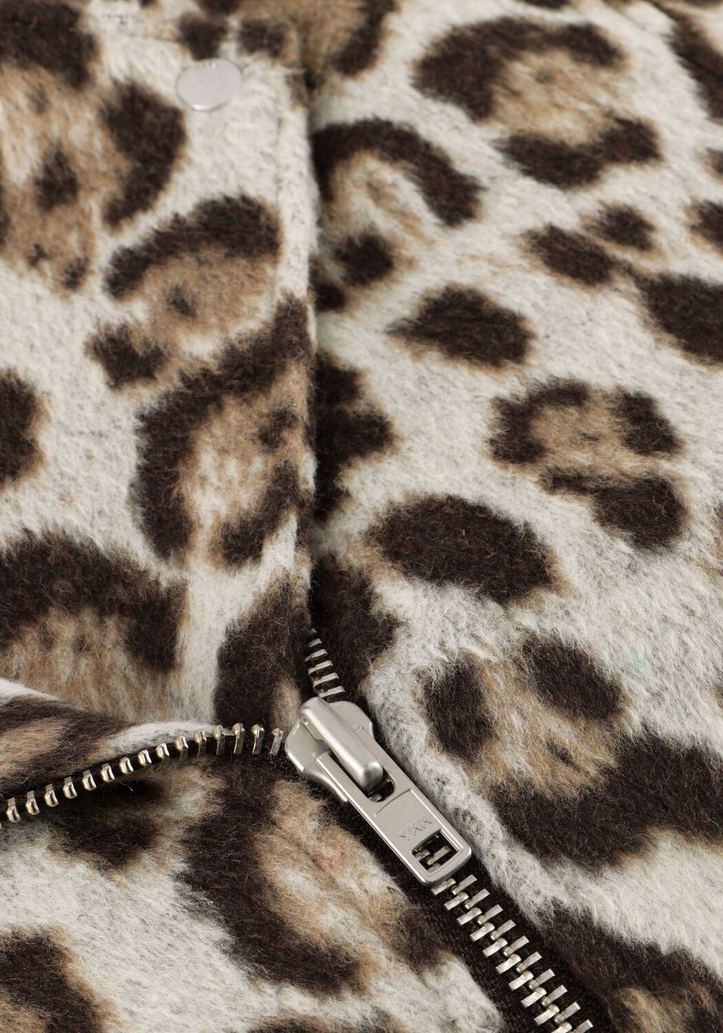 Beige ALIX THE LABEL Jack LADIES WOVEN JAQUAR BIKER JACKET - large