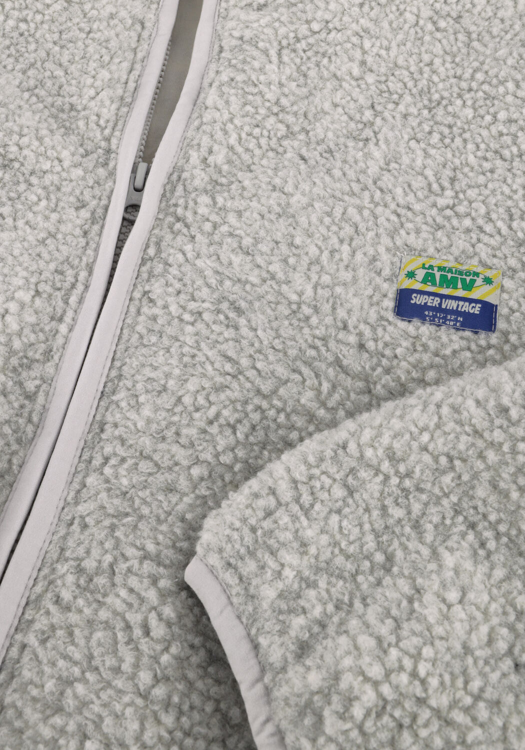 AMERICAN VINTAGE Gilet HOKTOWN ZIP Gris clair - large