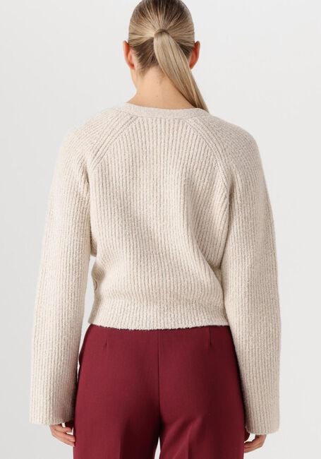 SECOND FEMALE Gilet GERDA KNIT CARDIGAN Écru - large