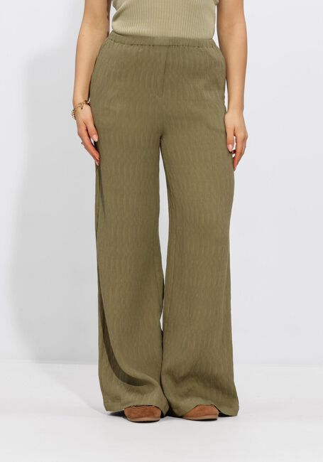 Olijf ANOTHER LABEL Broeken/jumpsuits ALMERLA PANTS - large