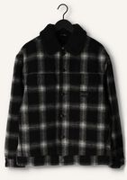Zwarte CALVIN KLEIN Jack CHECK SHERPA TRUCKER JACKET Zwarte CALVIN KLEIN Jack CHECK SHERPA TRUCKER JACKET - medium