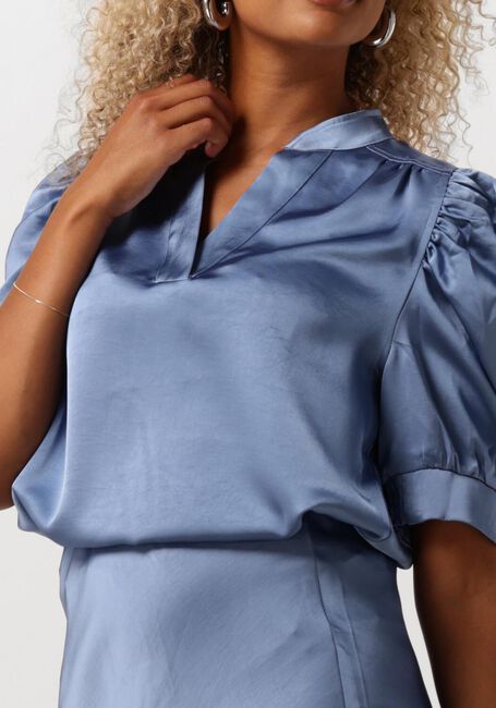 NEO NOIR ROELLA HEAVY SATEEN BLOUSE Blouses Bleu clair - large