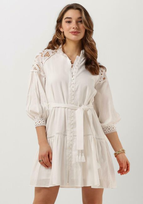 SUNCOO Mini robe CHAMA en blanc - large