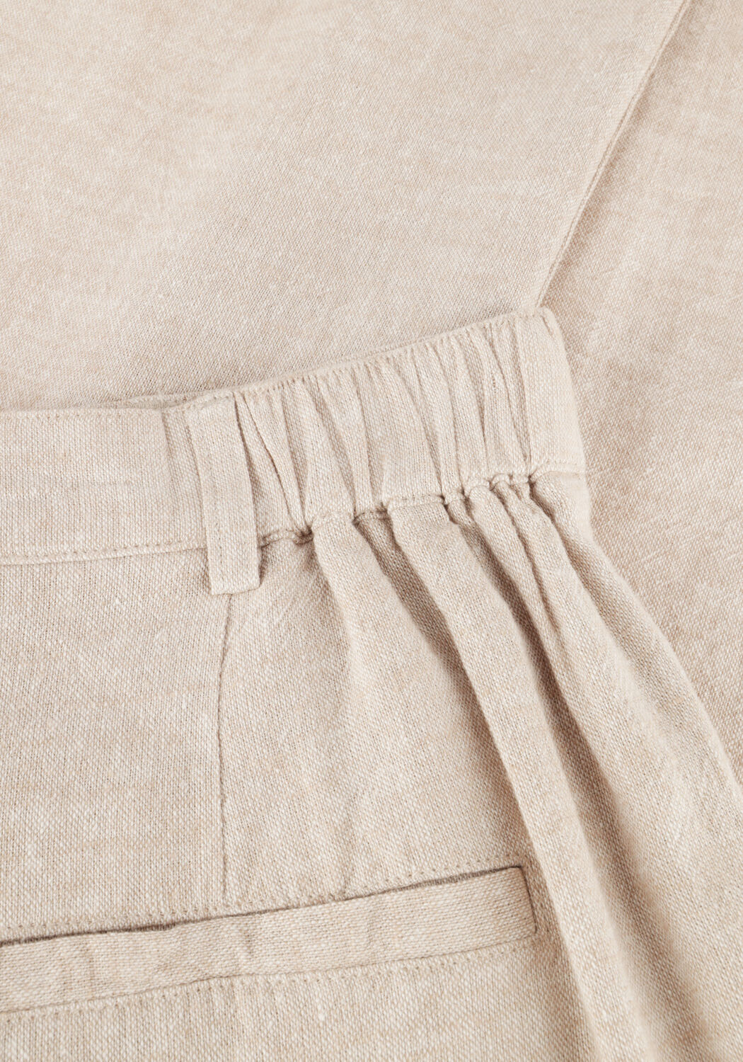 MSCH COPENHAGEN Pantalon MSCHPENNIE GINIA HW PANTS en beige - large