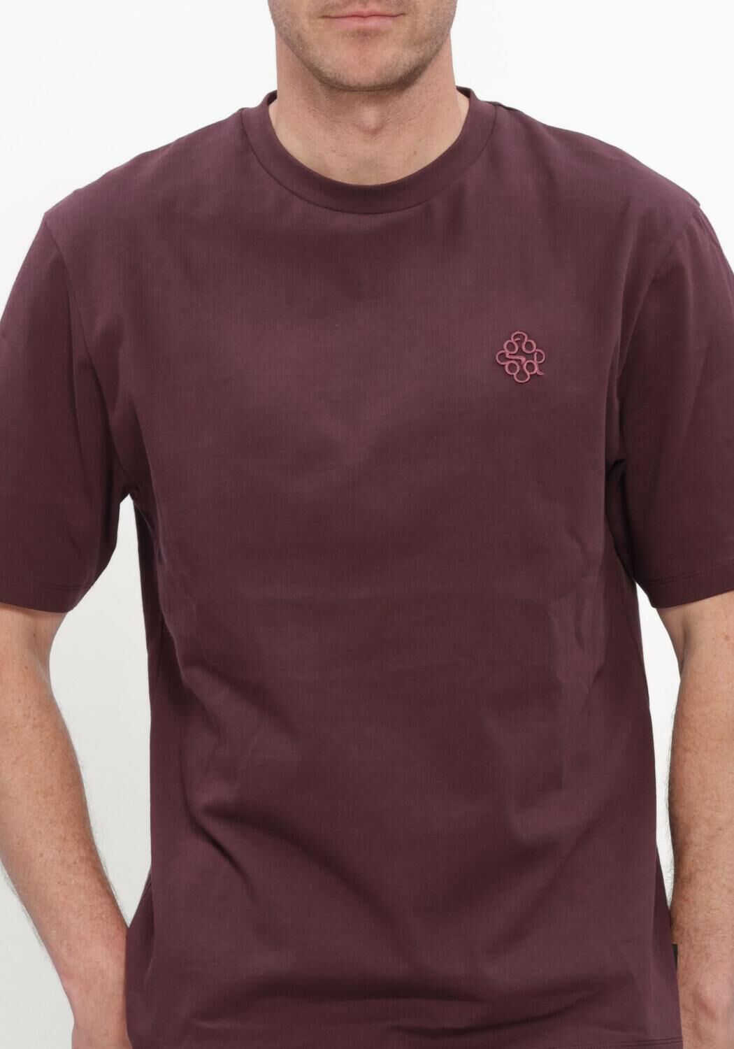 THE GOODPEOPLE T-shirt TOMMY Bordeaux - large
