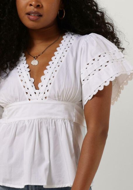 Witte ANTIK BATIK  RODA TEE WIDE - large