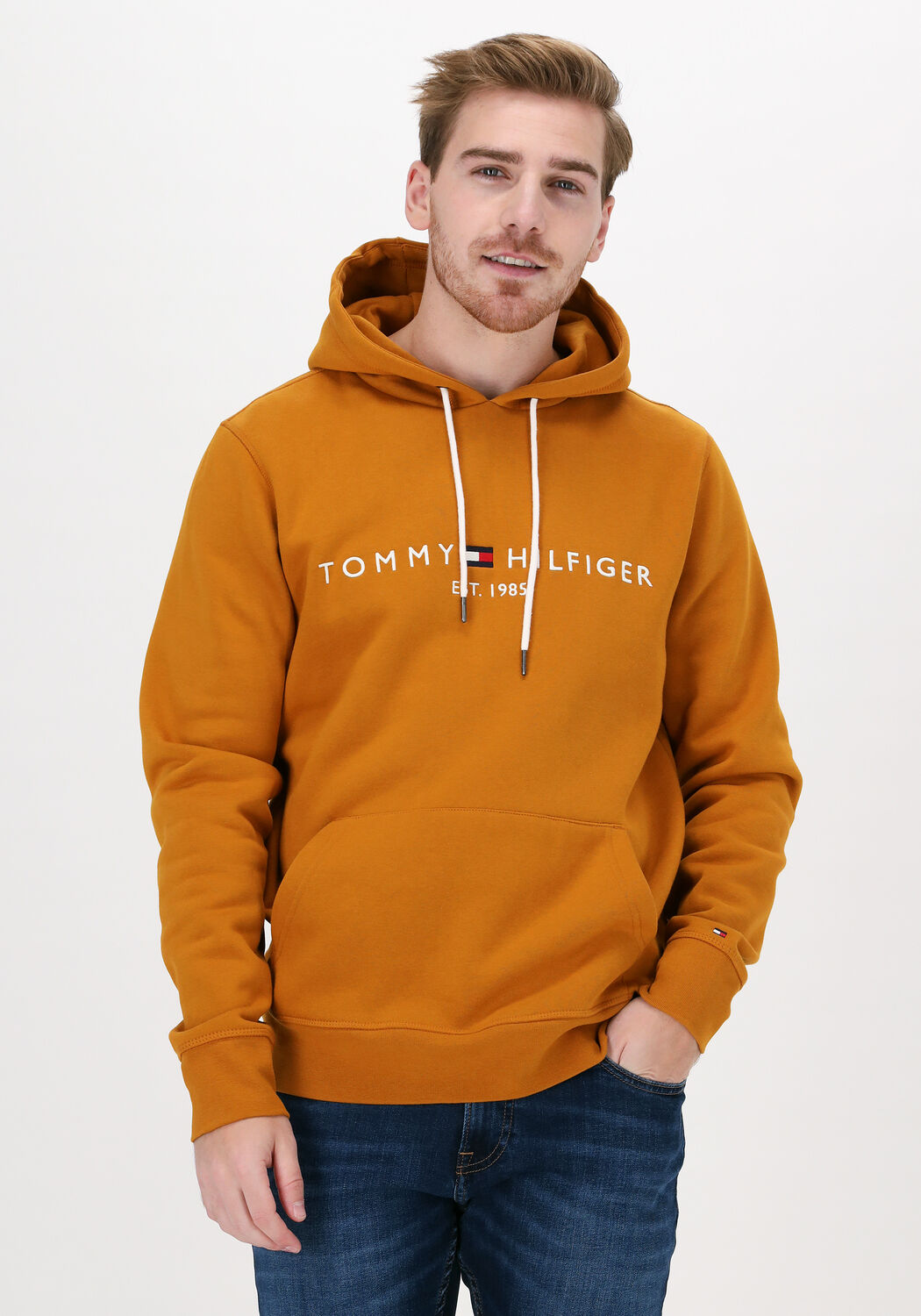 Gele tommy sale trui