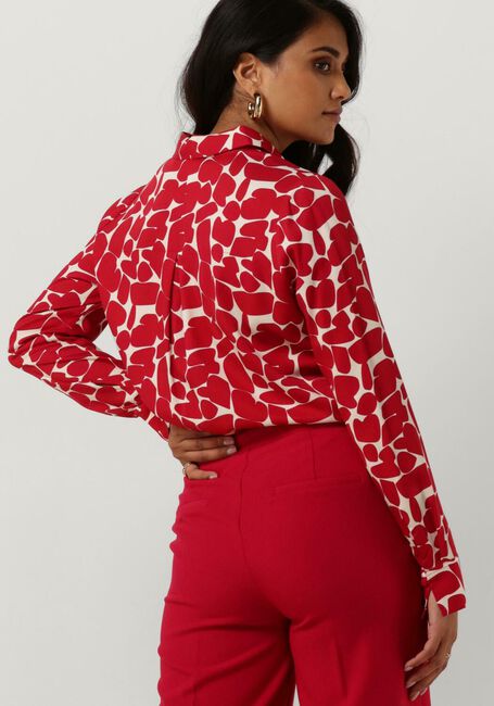 ANOTHER LABEL DREISER GRAPHIC SHIRT Blouses en rouge - large